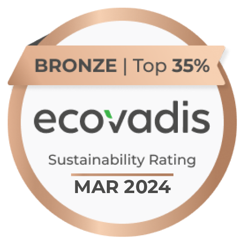 EcoVadis Nachhaltigkeitsraiting Bronze Medaille 